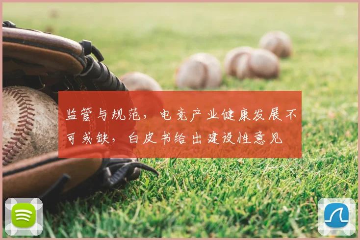 监管与规范，电竞产业健康发展不可或缺，白皮书给出建设性意见