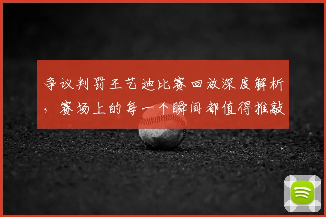 争议判罚王艺迪比赛回放深度解析，赛场上的每一个瞬间都值得推敲